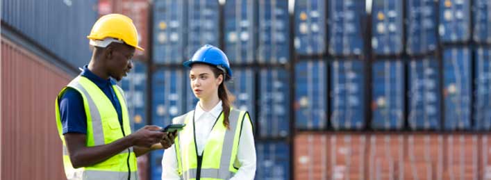 Custom clearance operators at the port
